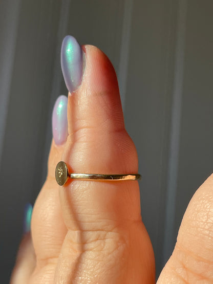 Stamped Ring | 14k Gold Filled