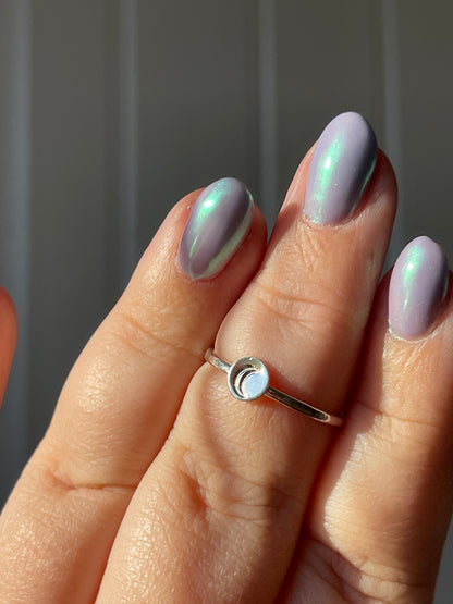 Stamped Ring  | Sterling Silver