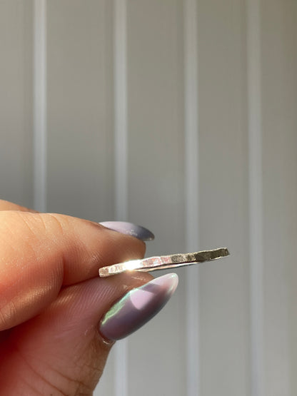 Hammered Band | Sterling Silver