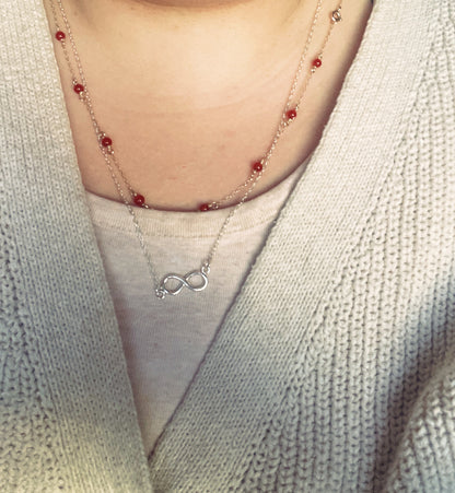 Small Infinity Symbol Necklace