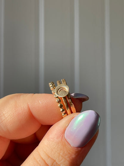 Crescent Stackable Set | 14k Gold Filled