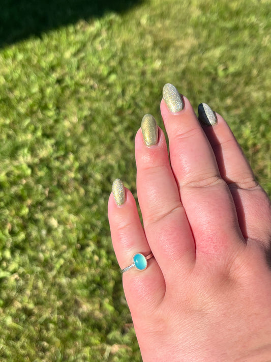 Blue Chalcedony Ring