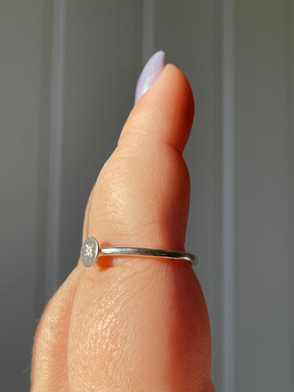 Stamped Ring  | Sterling Silver