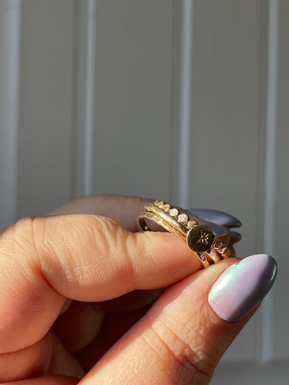 The Navigator | Star Stacker Ring Set | 14k Gold Filled